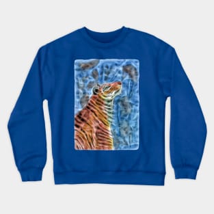 Tiger Sniffing the Air Crewneck Sweatshirt